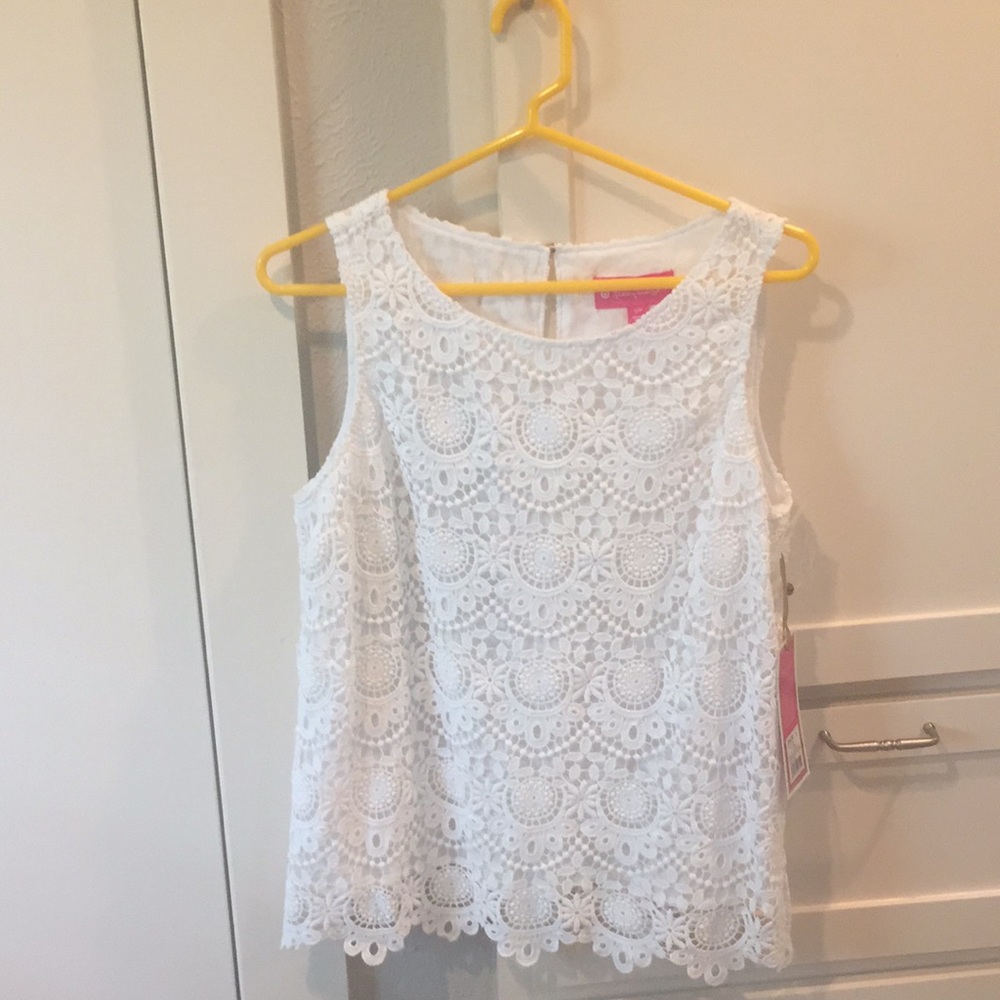 Lily Pulitzer for Target, NWT lace shell, small
